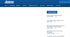 Desktop Screenshot of businessobserverfl.com